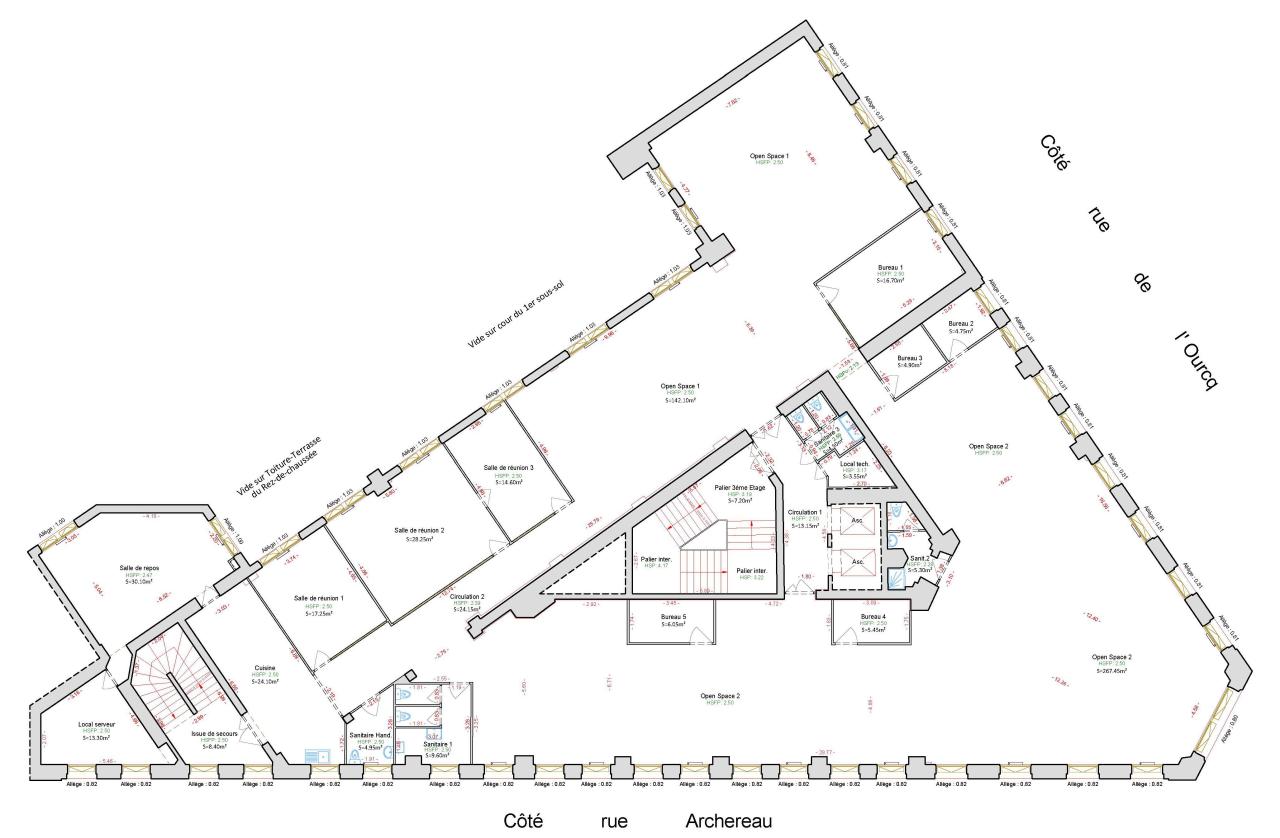 Bureau Paris 4183m² Vente bureau Paris OVBUR2532633 12